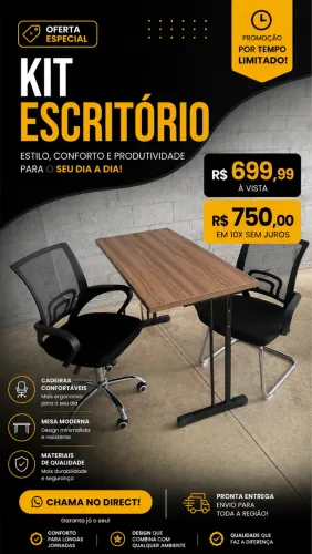 Kit escritório