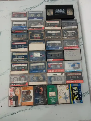 Cds, dvds e fitas K7 