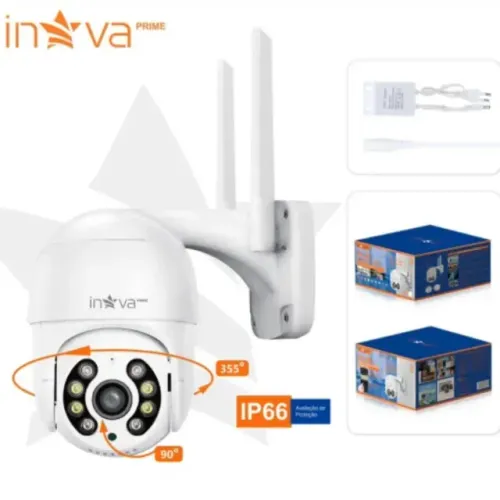 Lacrada Câmera IP WiFi Inteligente Colorida INOVA KV-182