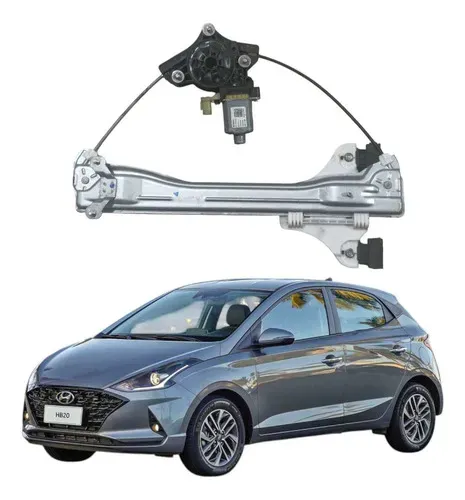 Máquina Vidro Porta Traseira Direita Hb20 2021 A 2024