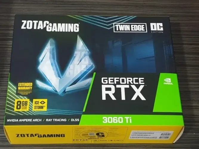 ZOTAC RTX 3060 TI TWIN EDGE OC 8GB GDDR6 ZERADA + GARANTIA! MELHOR Q 4060!!