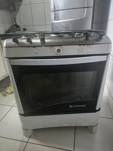 Fogão com defeito