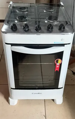 Fogão 4 bocas esmaltec seminovo conservado acendimento elétrico