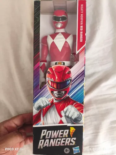 Boneco Power Ranger Vermelho 30cm Hasbro Original