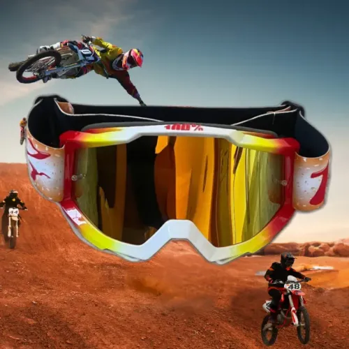 Óculos Motocross Trilha Lente Espelhada Importado