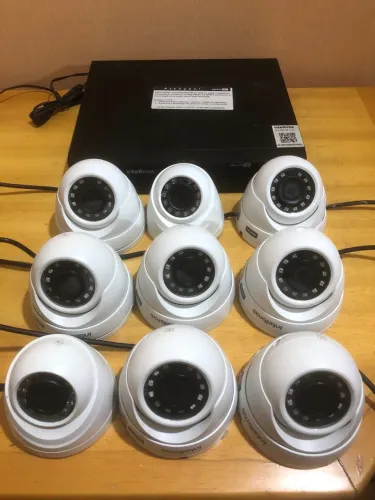 9 Câmeras de Segurança Intelbras + DVR 16 Canais