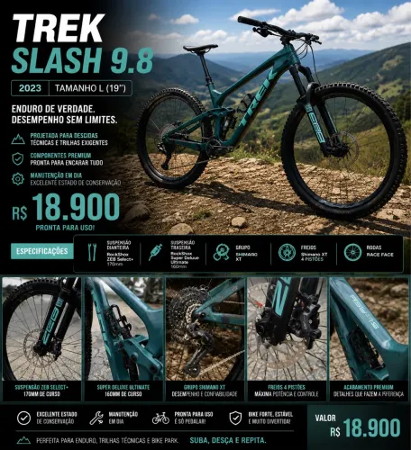 Trek Slash 9.8 Carbono bike de Enduro
