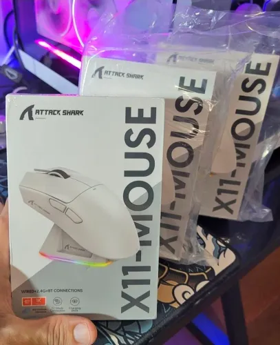 Mouse Gamer Attack Shark X11 novo na caixa 