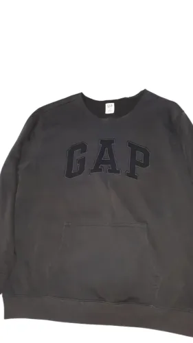 Gap - Moletom Customizado Preto Unissex -Tam XXL
