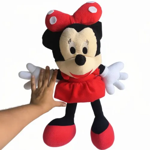 Minnie de pelúcia 60cm Boneca Disney Mickey Mouse