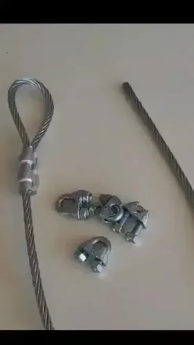cabo para portao basculante ppa aço galvanizado 10mts instalado.