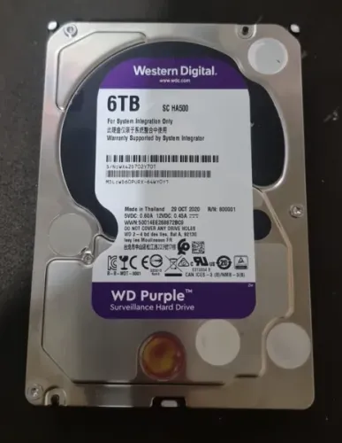 HD WD Purple Surveillance, 6TB