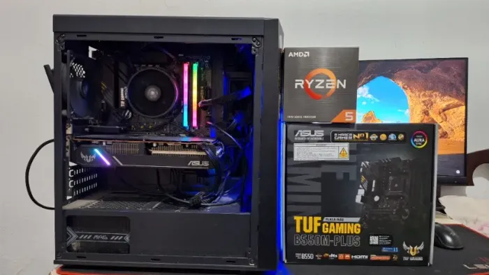 Pc gamer Ryzen 5 5500 + RX 5600 XT + 32 GB RAM