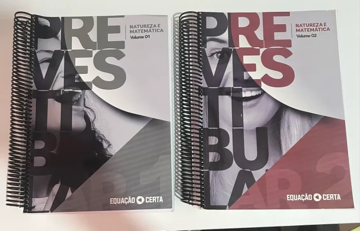 8 livros de cursinho p/ o ENEM + PLANNER