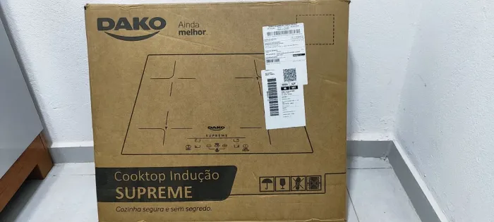 Cooktop indução digital 4 bocas Novo