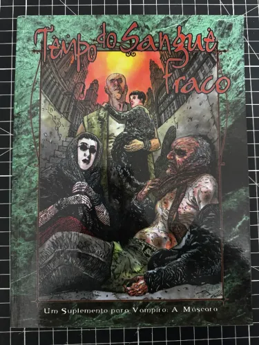 RPG RARO SUPLEMENTO VAMPIRO TEMPO DE SANGUE FRACO EDITORA DEVIR PT BR