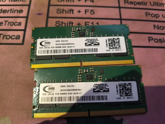Memória ram 8gb ddr5 5600