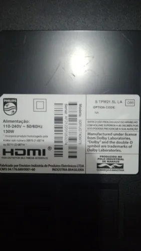 Vendo TV Philips (ATENÇÃO DISPLAY QUEIMADO)