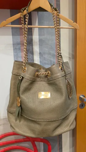 Bolsa de couro Dumond. Original 