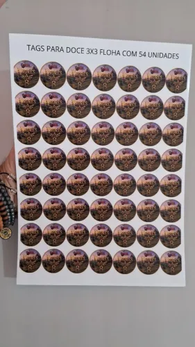 Adesivo Personalizados 3x3