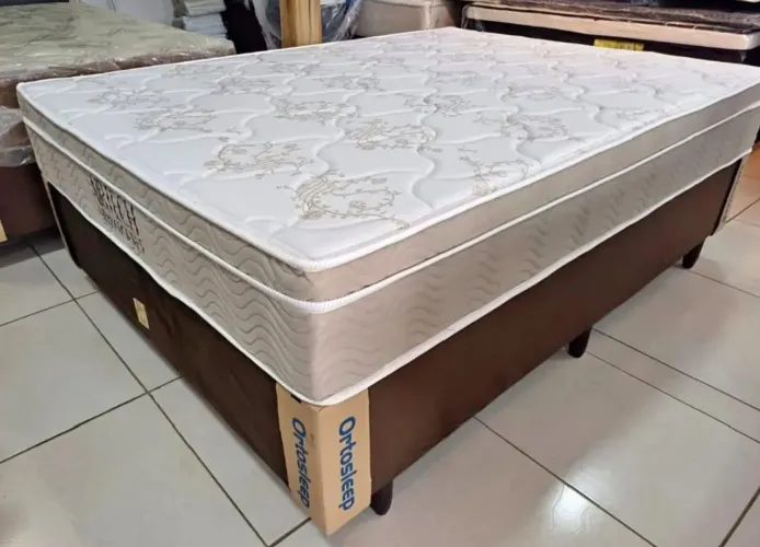 Cama casal Ortobom nova entrego na sua casa