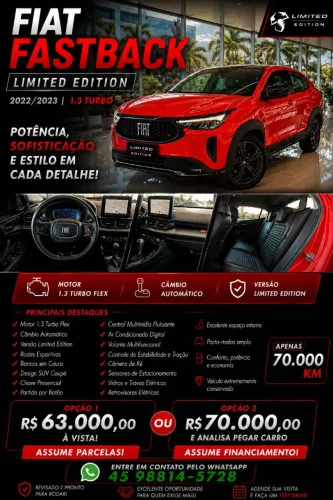 Fiat Fastback Limited Ed.1.3 270 T.flex Aut. 2023