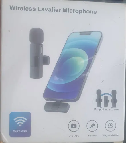 Microfone De Lapela Sem Fio Lavalier