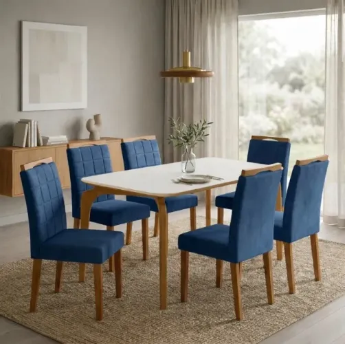 Conjunto de Jantar Montello 4 Lugares