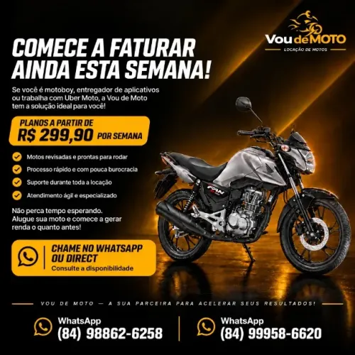 LOCAÇÃO DE MOTOS