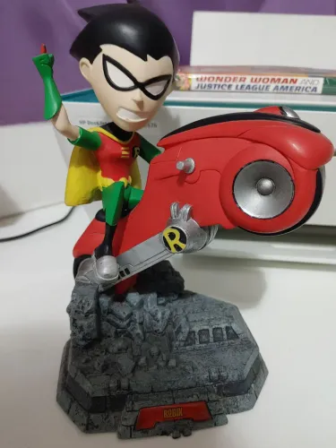 Bobblehead Robin Jovens Titãs Monogram Masterworks