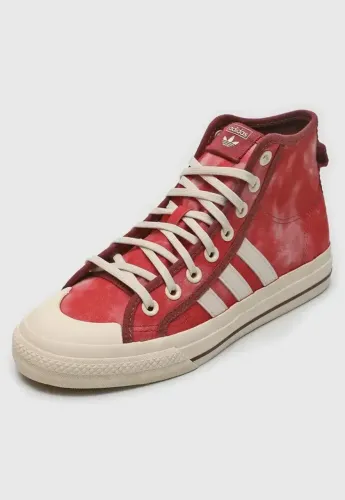 Tênis Adidas Originals Tenis Nizza Hi R Vermelho N°41 Novo