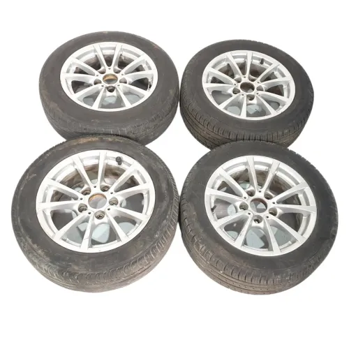 Jogo De Roda Aro 16 Bmw Serie 1 Prata