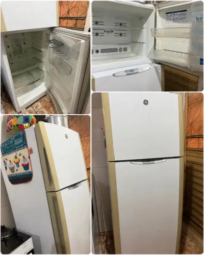 GELADEIRA E MÁQUINA PARA CONSERTO OU RETIRADA DE PEÇAS - R$150 OS DOIS ?