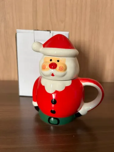 Caneca para chá Papai Noel Camicado
