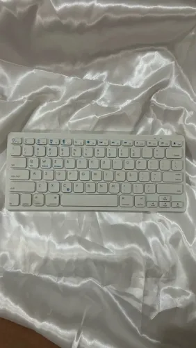 Teclado sem fio branco H'Maston wireless