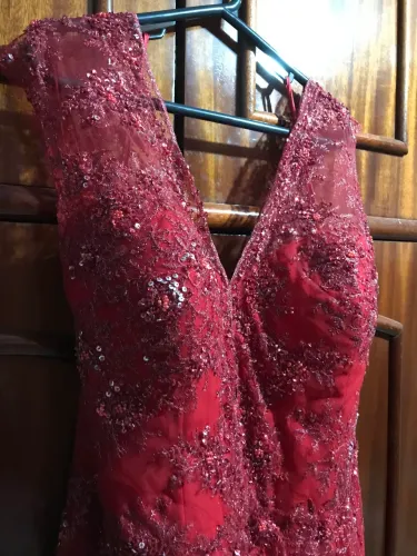 Vestido de festa plus size