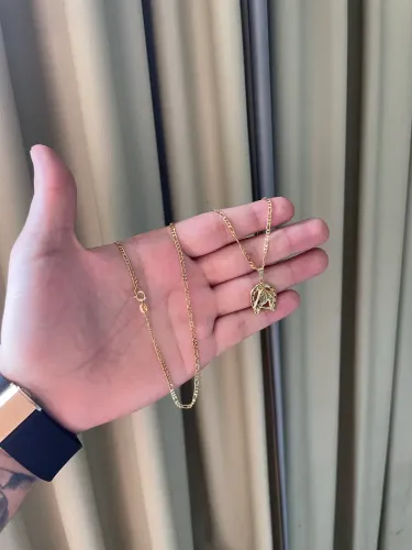 Cordão banhado a ouro 18k