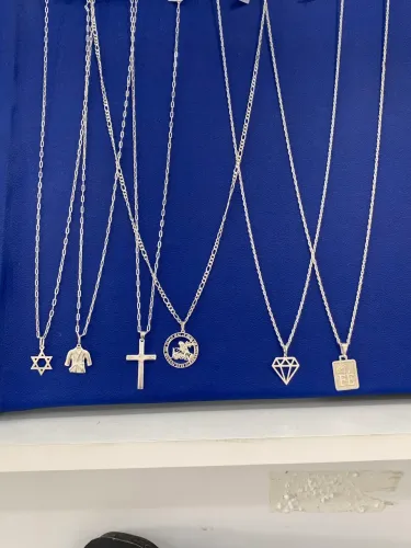 corrente masculina em prata