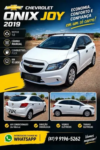 Chevrolet Onix JOY Hatch 1.0 8V Flex Mec. 4P 2019