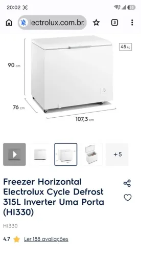 Freezer horizontal inverter