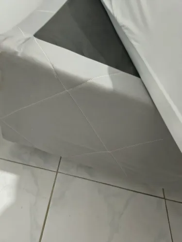 Cama Casal Base e o colchão semi ortopédico 