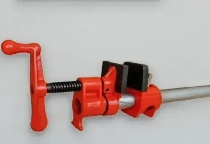 Kit 2 Grampos Sargento com Tubo cano  1.5mts com 