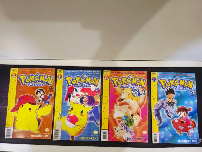 Mangá pokémon quadrinhos, antigo e bem conservado