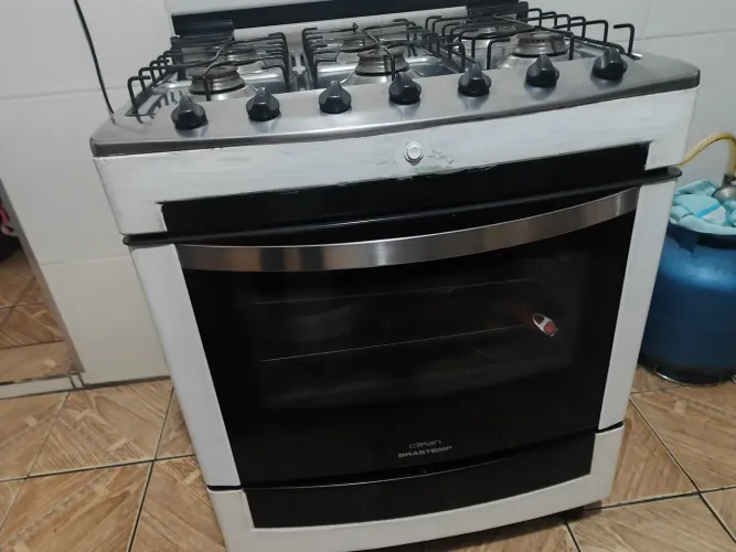 Fogão Brastemp clean seis bocas