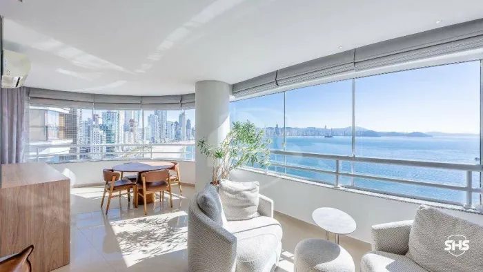 Apartamento com 4 dormitórios para alugar, 220 m² por R$ 29.045,45/mês - Centro - Balneári