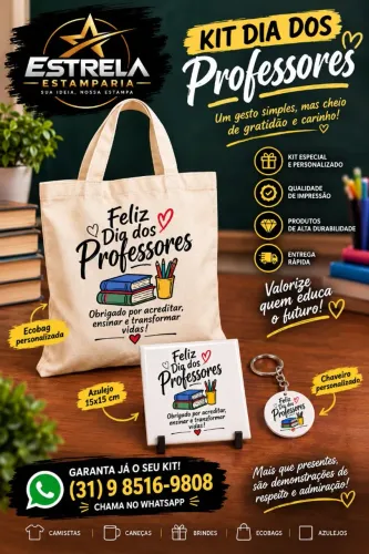Kit Personalizados dia dos Professores
