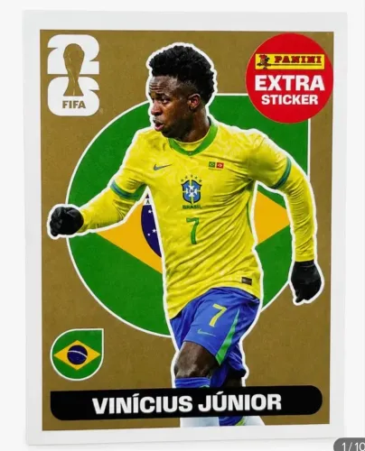 FIGURINHA VINICIUS JUNIOR OURO LEGEND