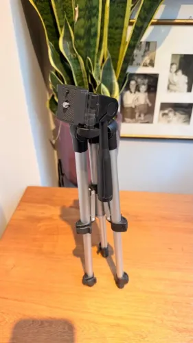 tripé universal para câmera 28-68cm