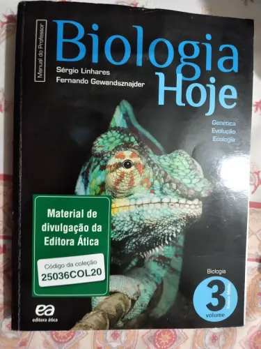 Livro Biologia Hoje 3 volume original