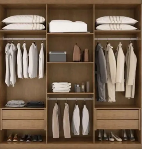 Guarda-roupa casal em MDP bom estado, desmontado